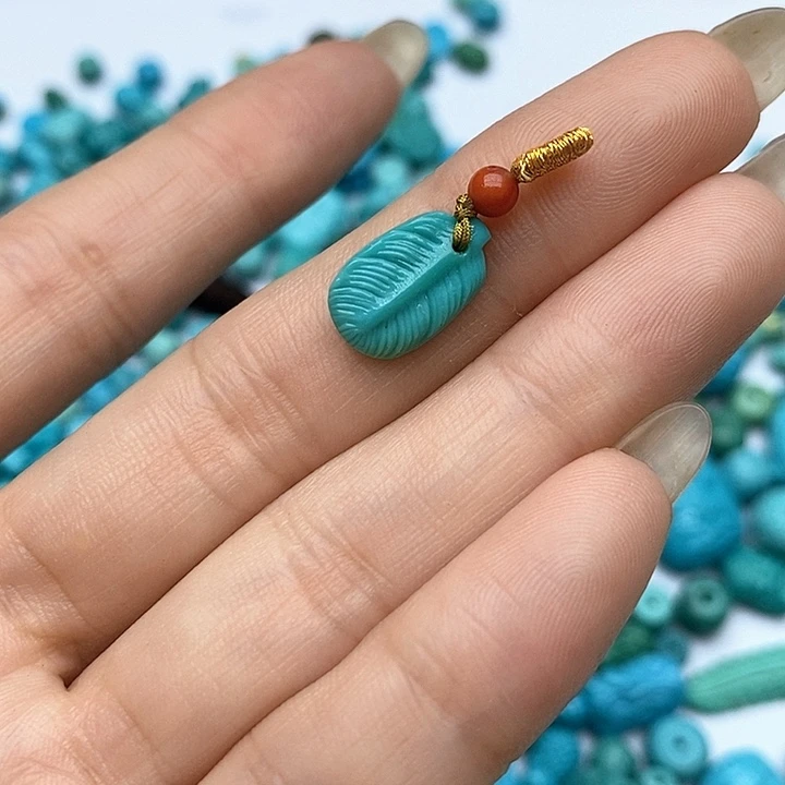 未镶嵌绿松石珠宝奇石