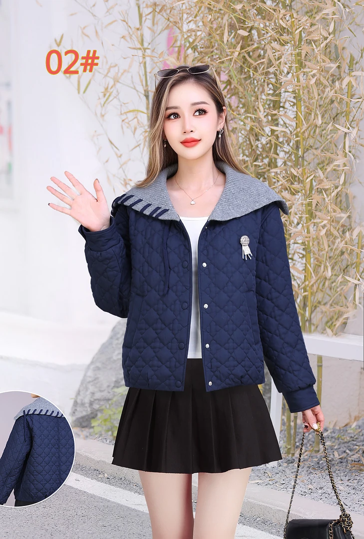 25Q02冬季新款短款棉衣时尚百搭减龄棉服