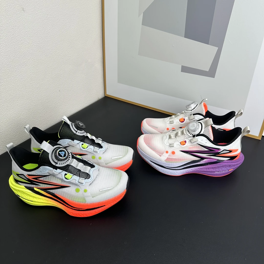 夏季春夏新款网面中大童男童旋钮跑步鞋运动鞋2536