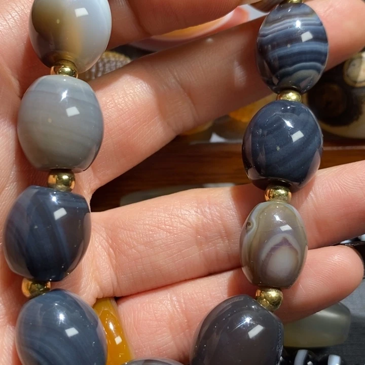 玛瑙/玉髓未镶嵌颈饰