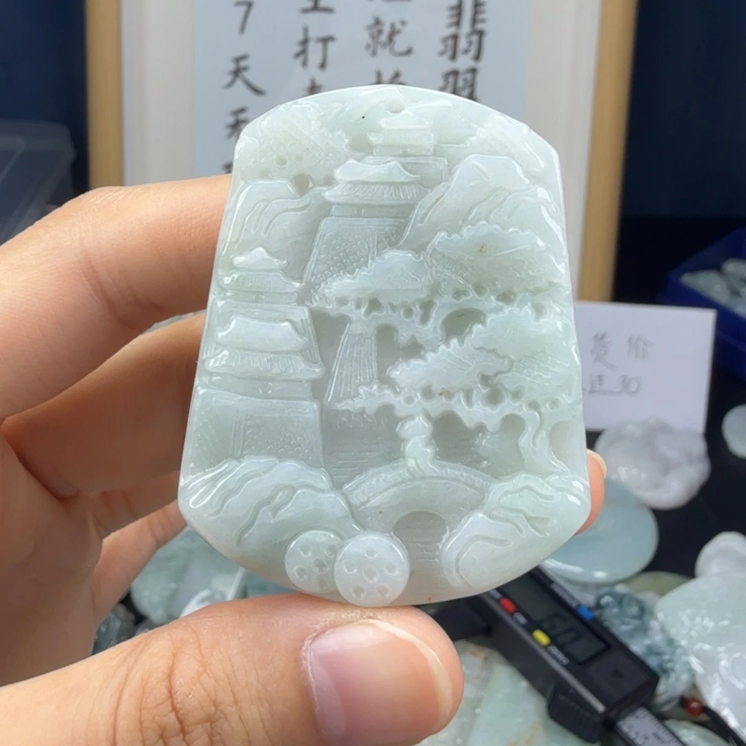 颈饰未镶嵌翡翠翡翠