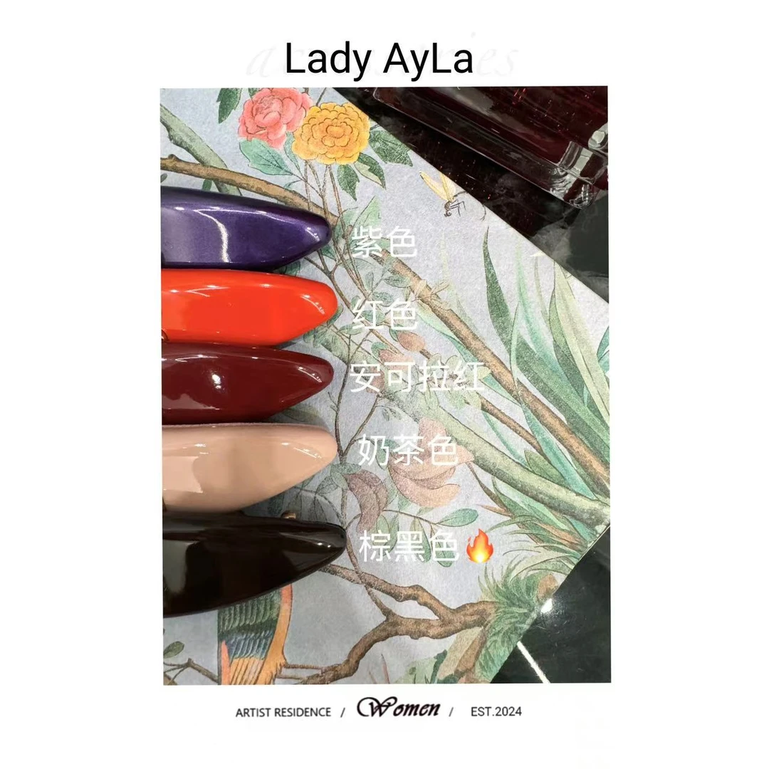 字母M轻奢时尚发夹AL3009