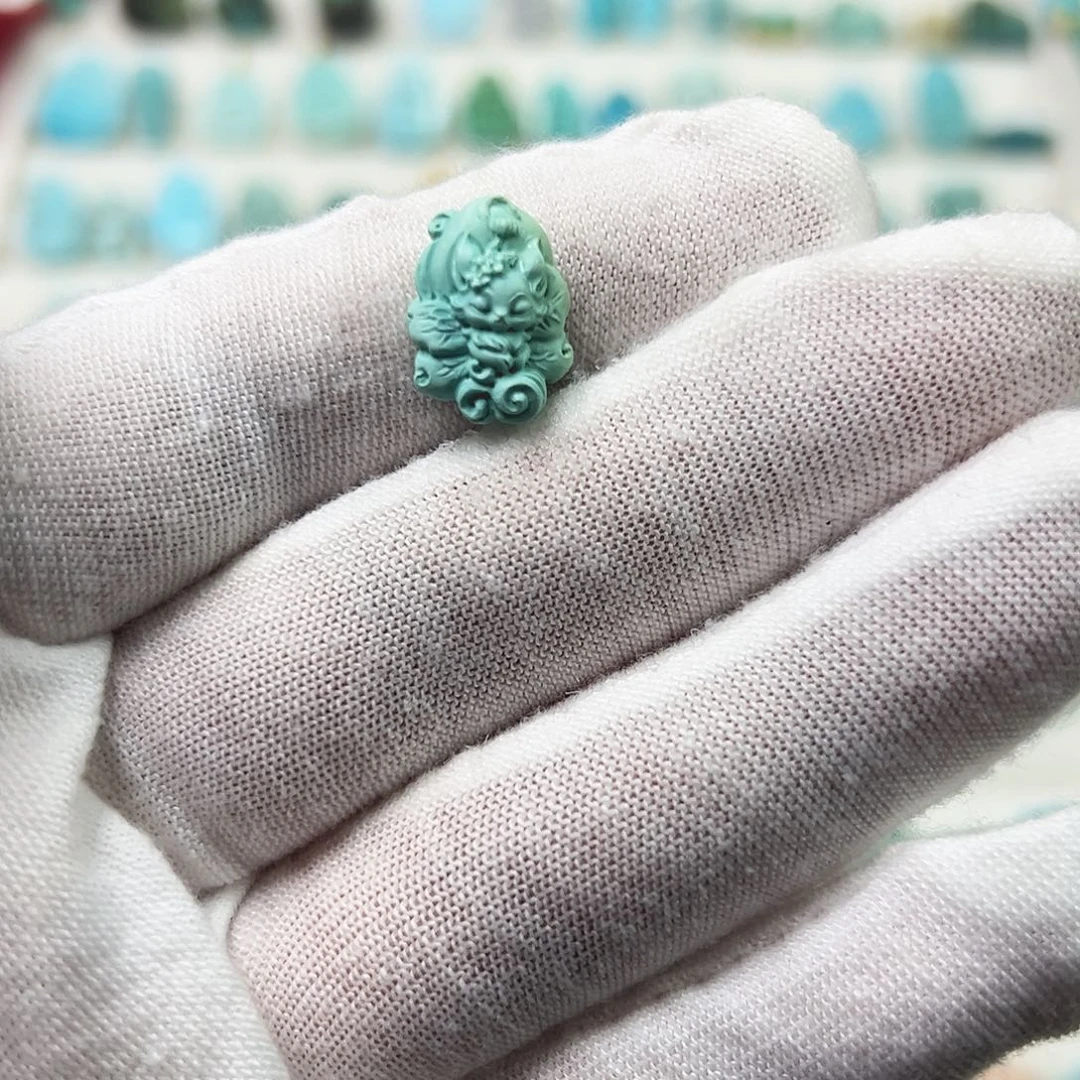 未镶嵌绿松石吊坠(不含链)