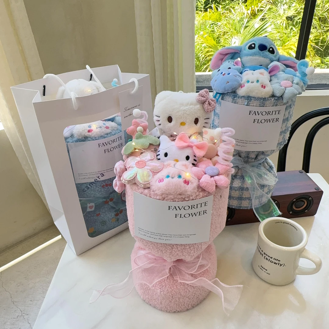 情人节礼物Hellokitty玩偶花束生日礼物女生送闺蜜女孩子创意礼品