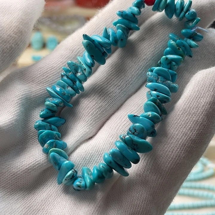 绿松石未镶嵌手串