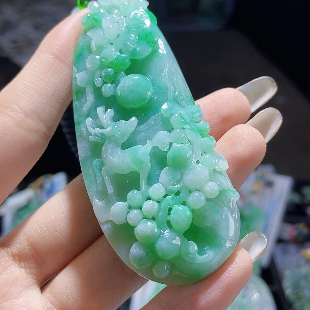 颈饰未镶嵌翡翠翡翠