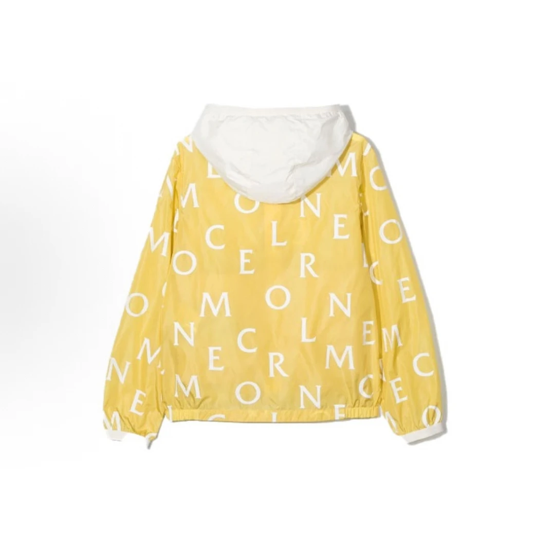 99新 MONCLER 黄色字母风衣外套/12Y/A04050