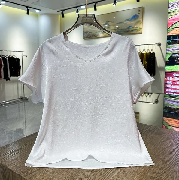 1010新中式舒适显瘦简约高级显瘦气质短袖T恤