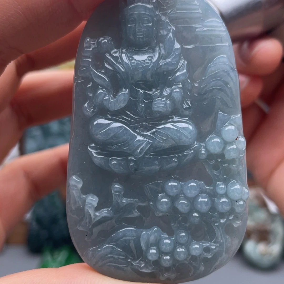 翡翠未镶嵌颈饰天然翡翠