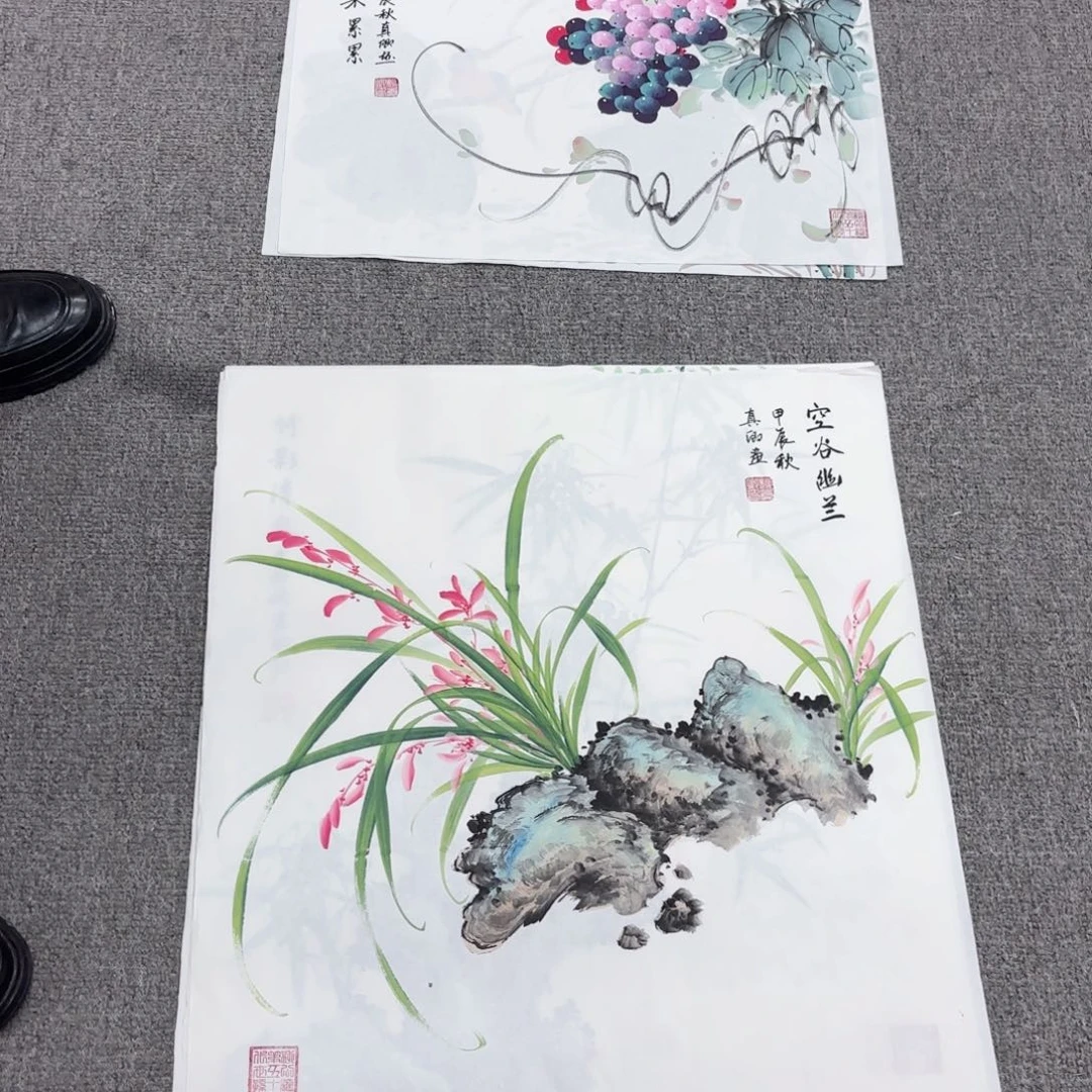 国画国画作品多次