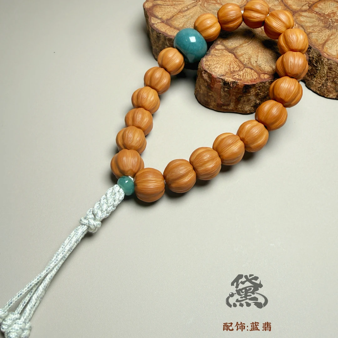 原创独家精品原皮南瓜酥猴头文玩手串手持