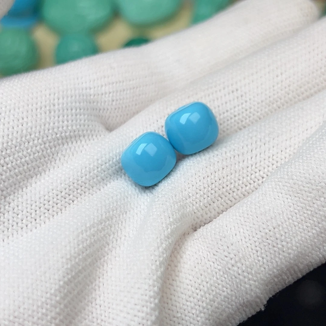 高瓷蓝10mm老型一对