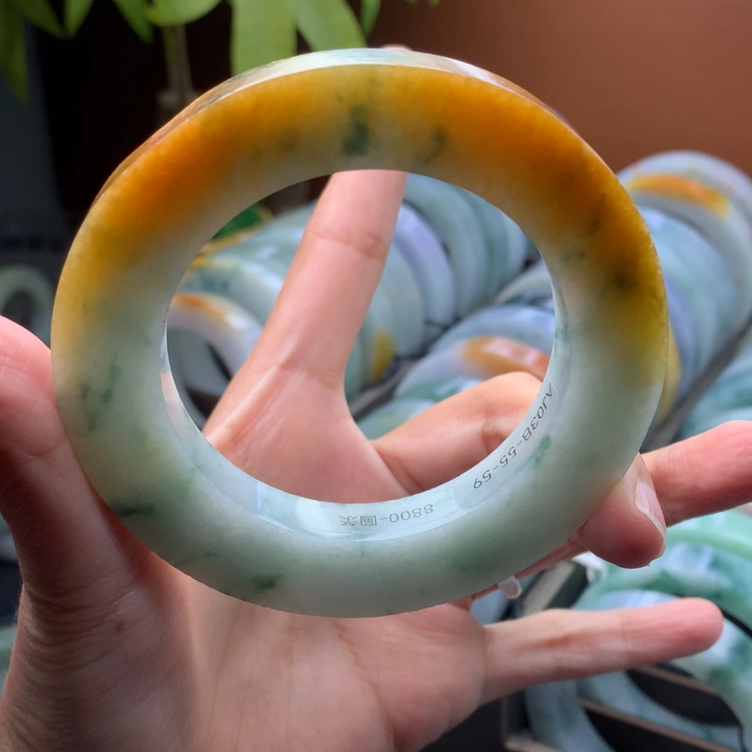 未镶嵌定制手镯定制翡翠定制55-59