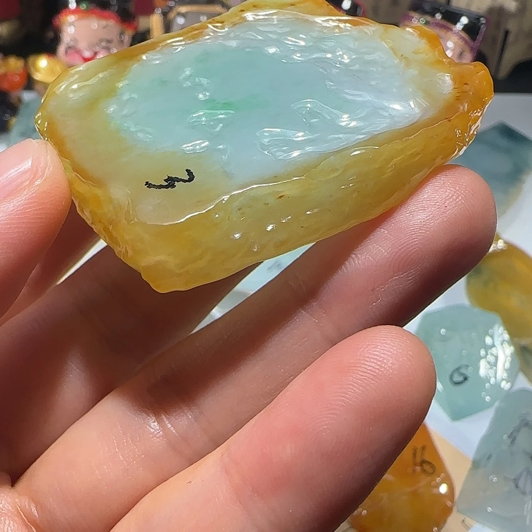 萧***雨定制翡翠未镶嵌天然缅甸A货翡翠