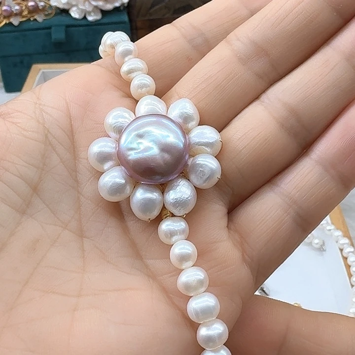未镶嵌手链淡水珍珠