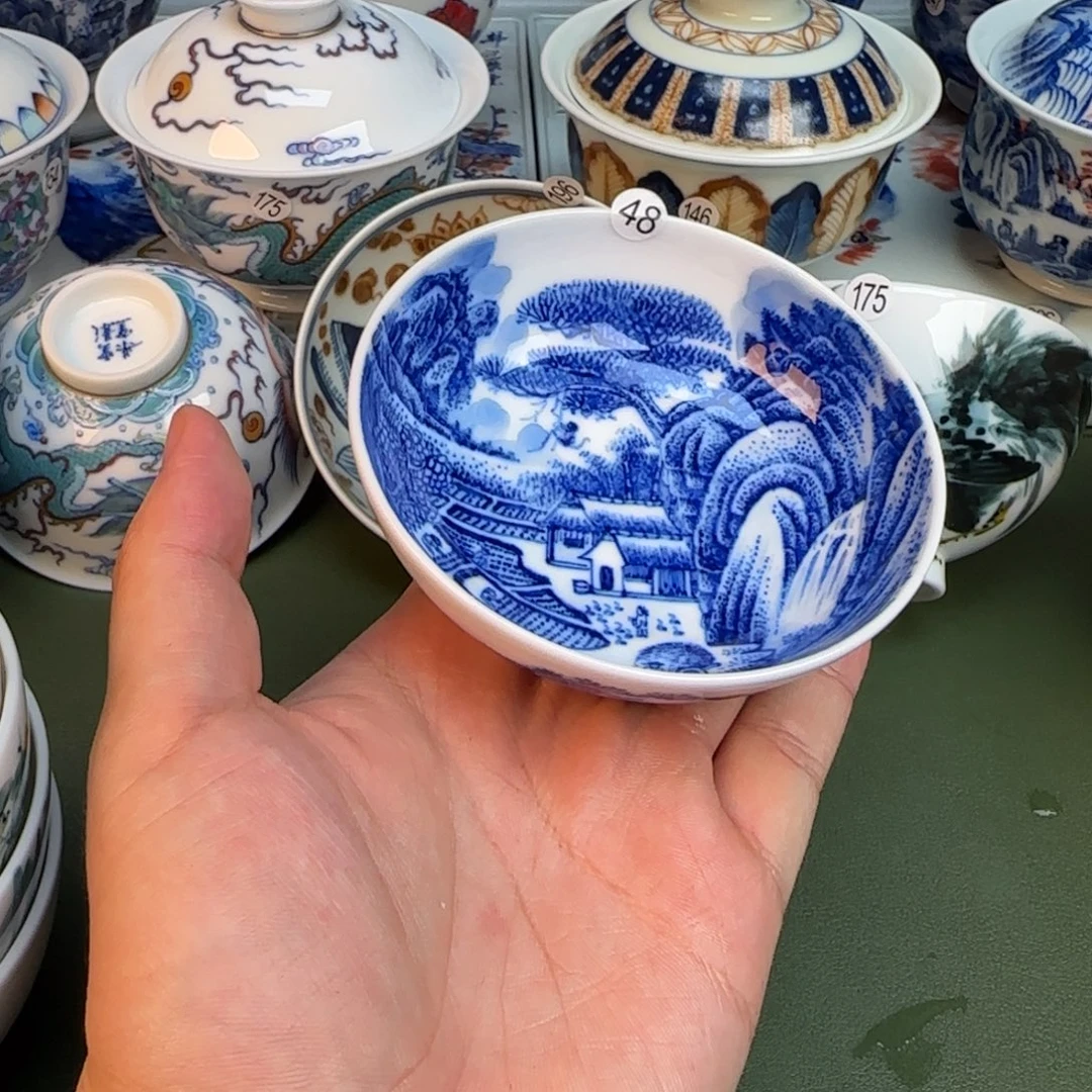 彦祖纯手工手绘茶具48