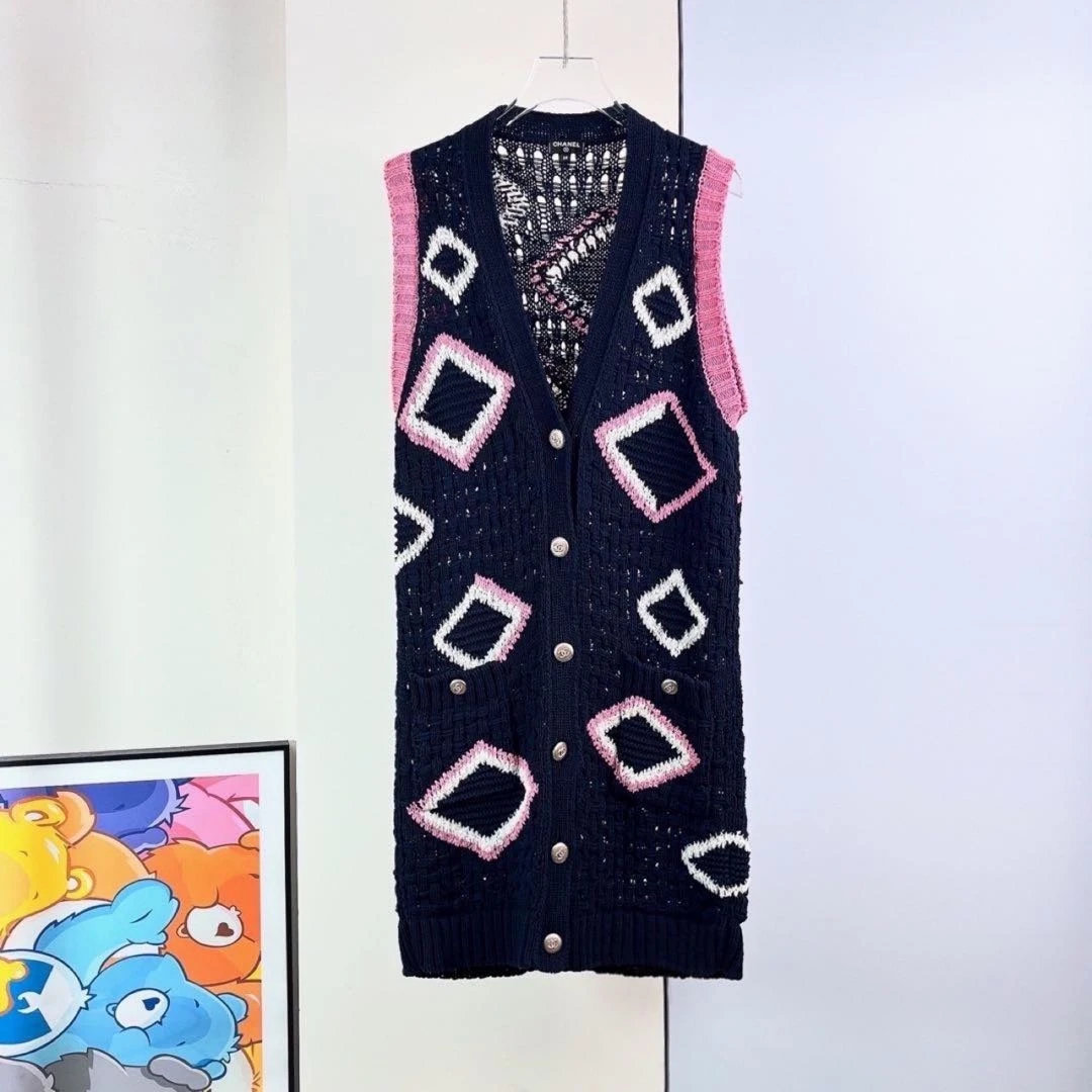 95新/ Chanel/香奈儿/马甲开衫外套 /38码/Xspa8790