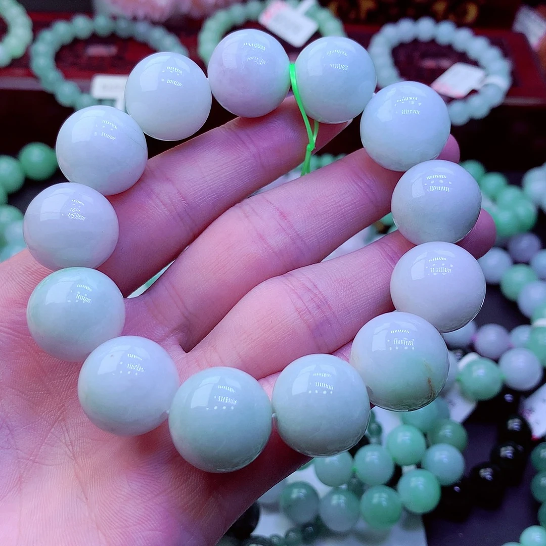 翡翠未镶嵌毛衣链