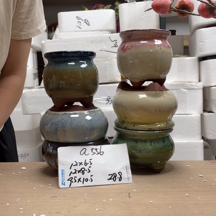 粗陶多肉花盆微瑕556