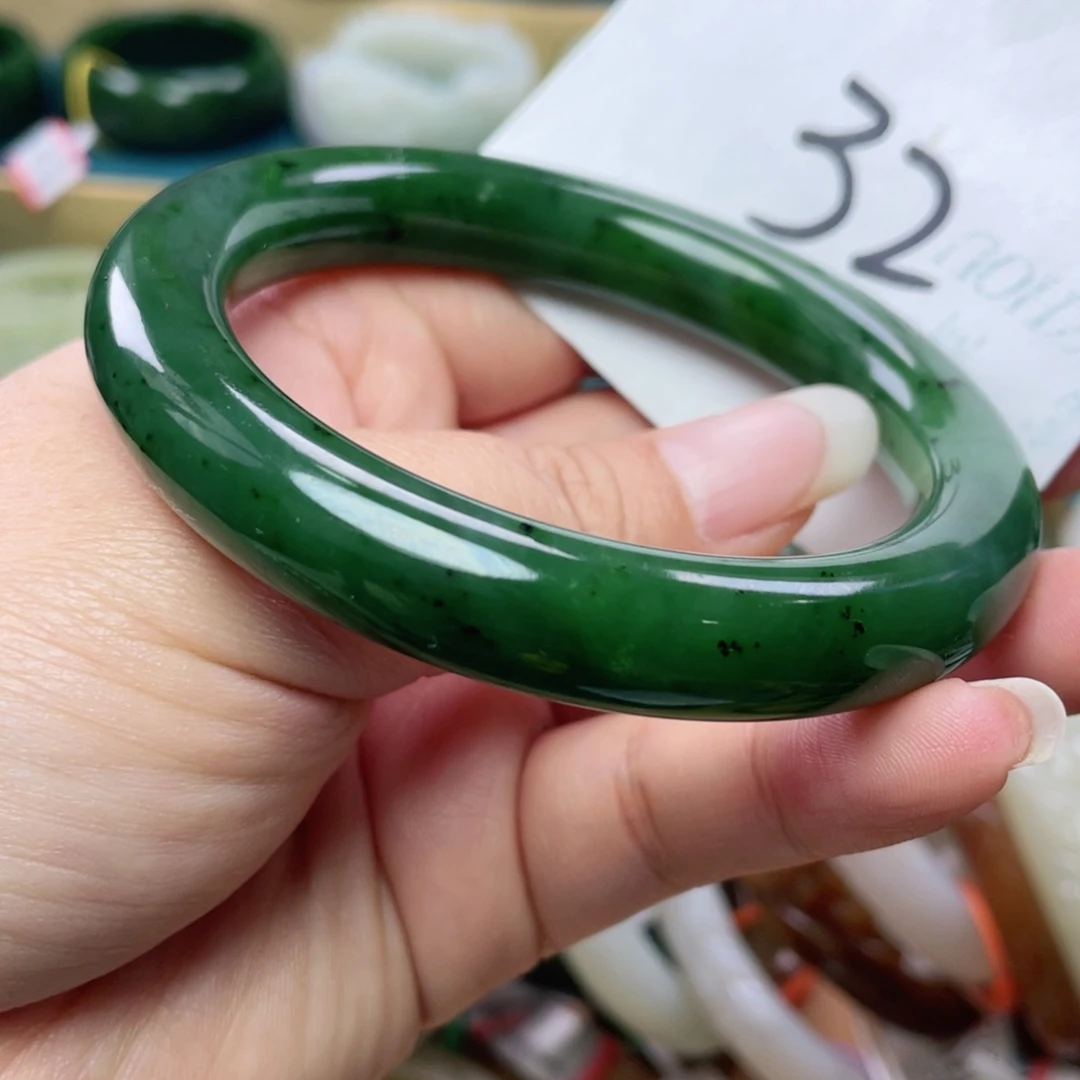 未镶嵌手镯和田玉圈口61