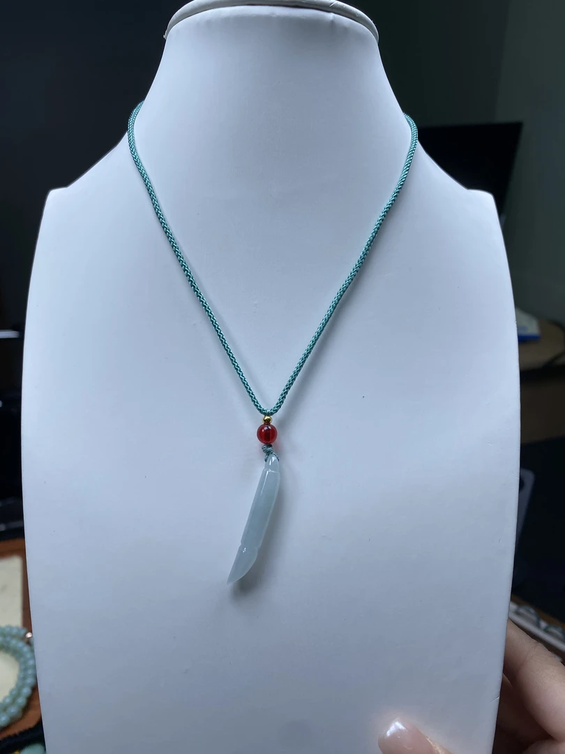 官网正品天然翡翠文昌笔