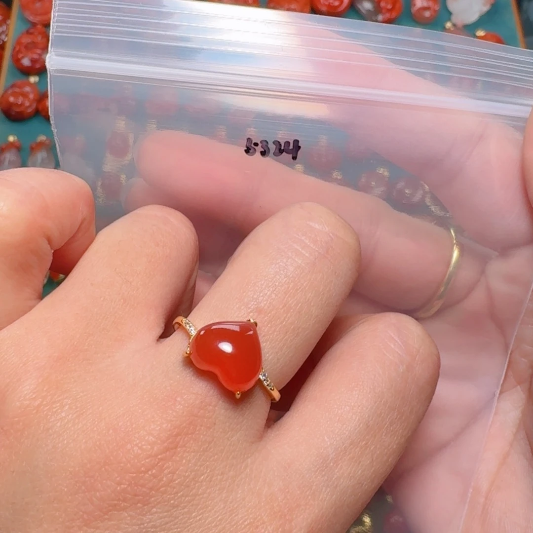 南红玛瑙南红银S925镶嵌