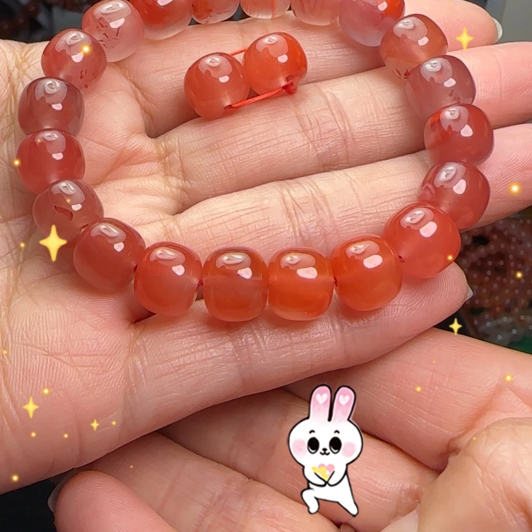荣***哥南红玛瑙未镶嵌手链
