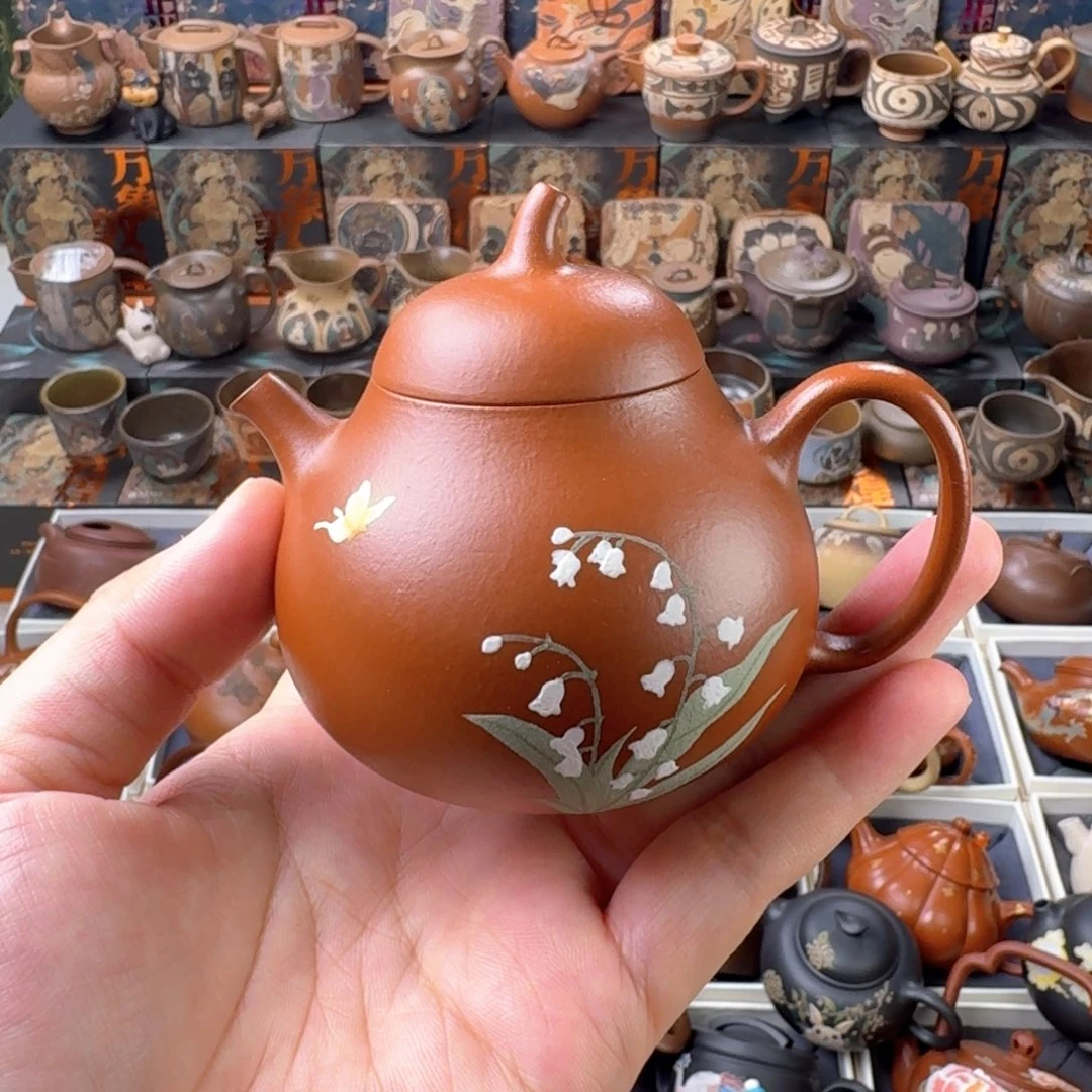 茶壶紫砂150cc原矿精工半手