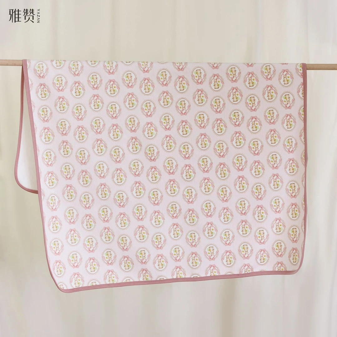 雅赞【新生儿隔尿垫】亲肤透气 柔软舒适 防水 可机洗 双面印花针织
