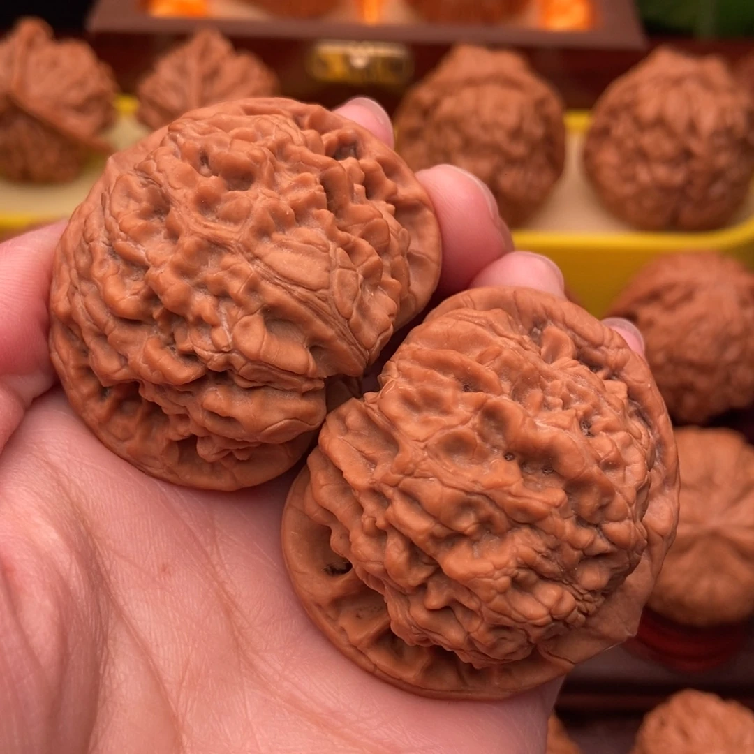 文玩核桃把件精品大官帽46