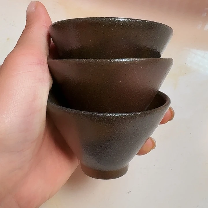 茶壶紫砂柴烧斗笠杯