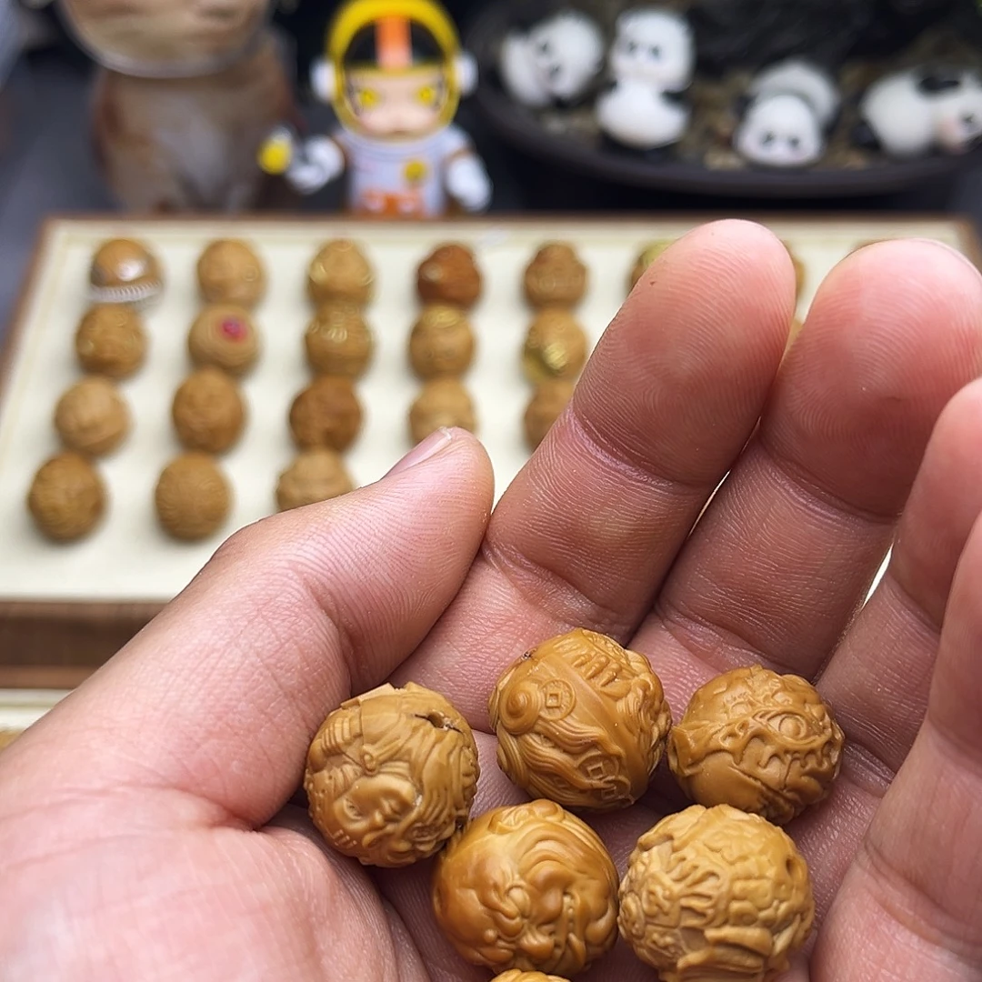 澭***丨猴头核桃吊坠单颗11颗一个镶嵌17