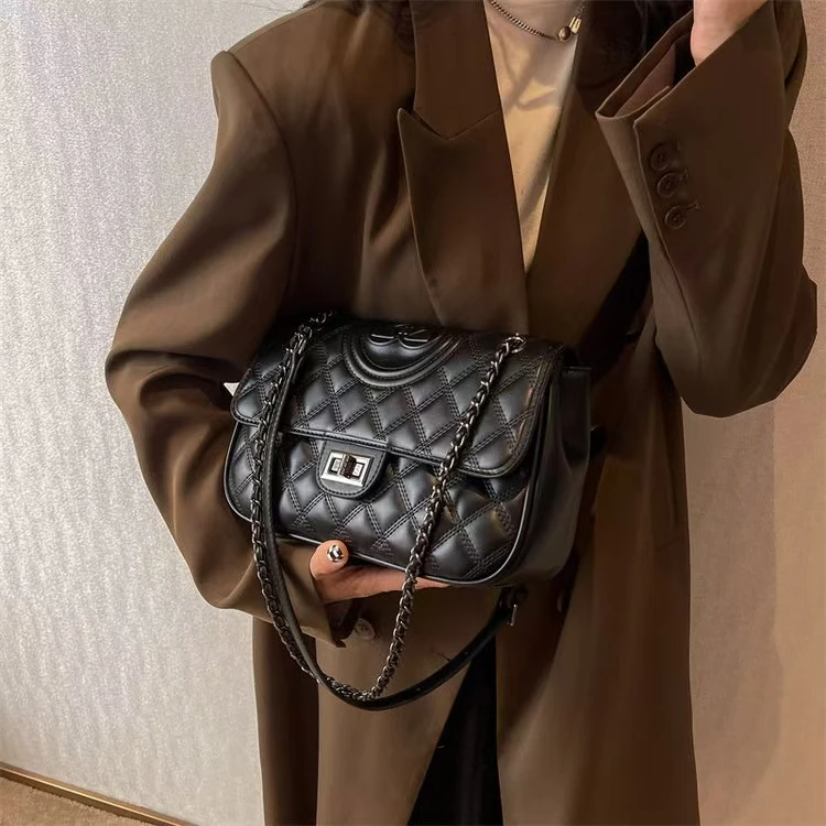 长26高18气质大包时尚百搭链条包大容量1110绣线单肩包女包