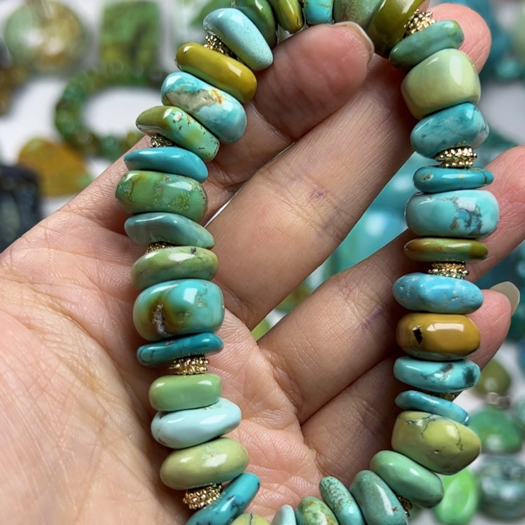 绿松石未镶嵌珠宝奇石