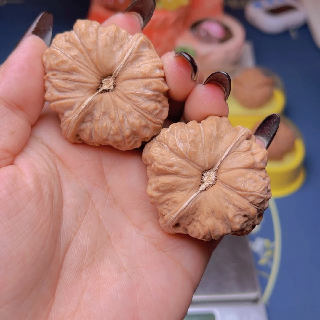 文玩核桃把件十****么南瓜墩43