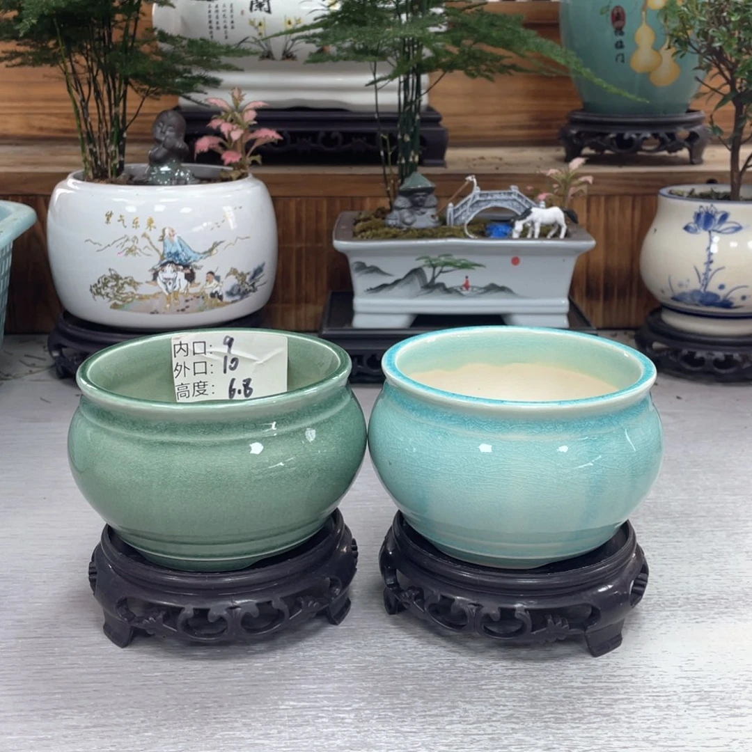 陶瓷花盆陶瓷艺术盆景花盆