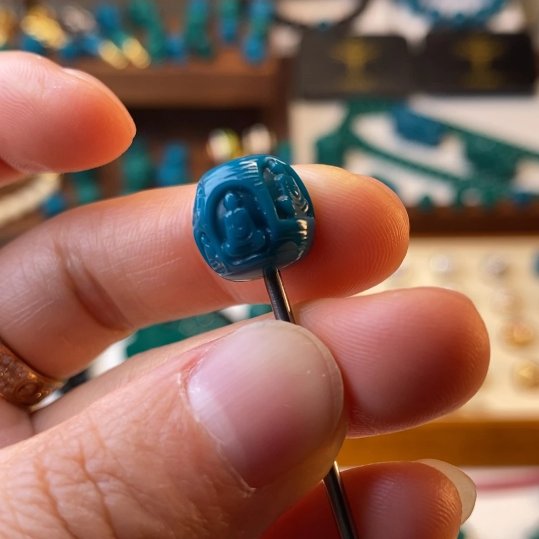 琉璃颈饰魔鬼10mm石窟佛