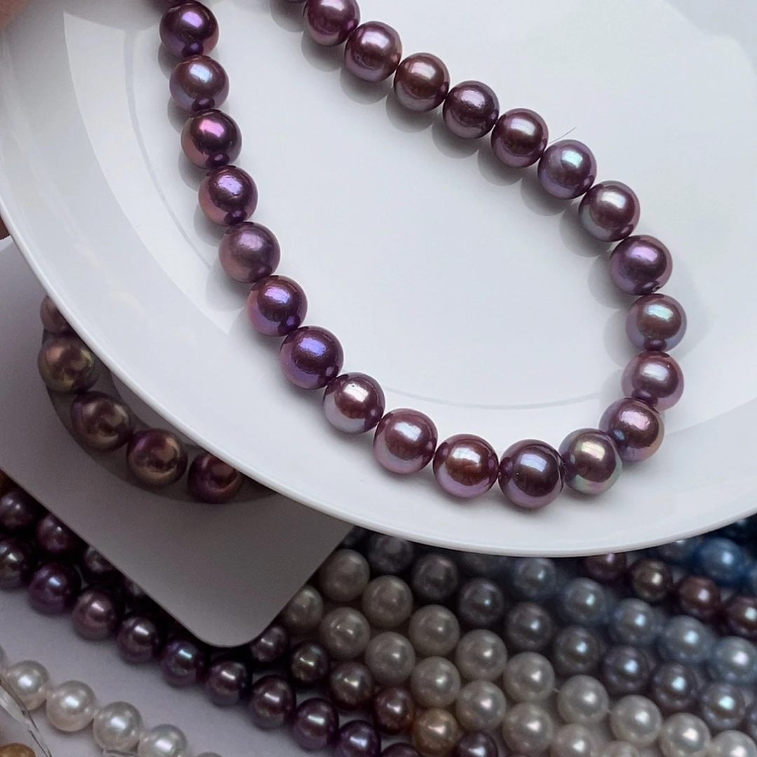 颈饰银S925镶嵌淡水珍珠