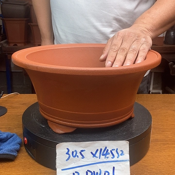 紫砂花盆货号一只DW01