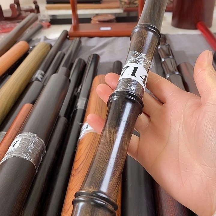 阳*紫光檀竹节棍长60.3.3