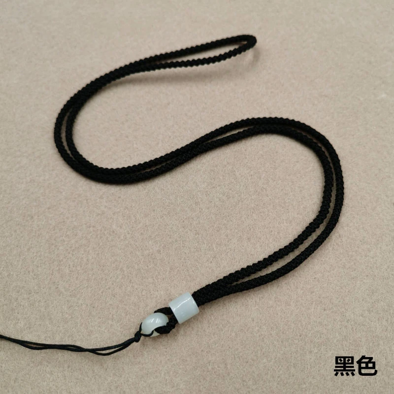 手搓棉线吊坠绳子藏式唐卡手工编织绳民族风玉坠蜜