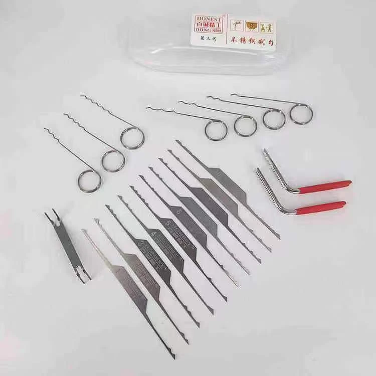 不是锁匠勿买第三代不锈钢刷勾工具专用工具开锁开门锁工具