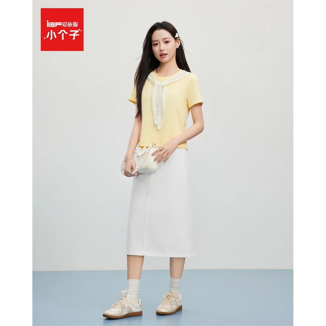 【小个子专属】IEF/爱依服2025新款夏季针织上下套裙~