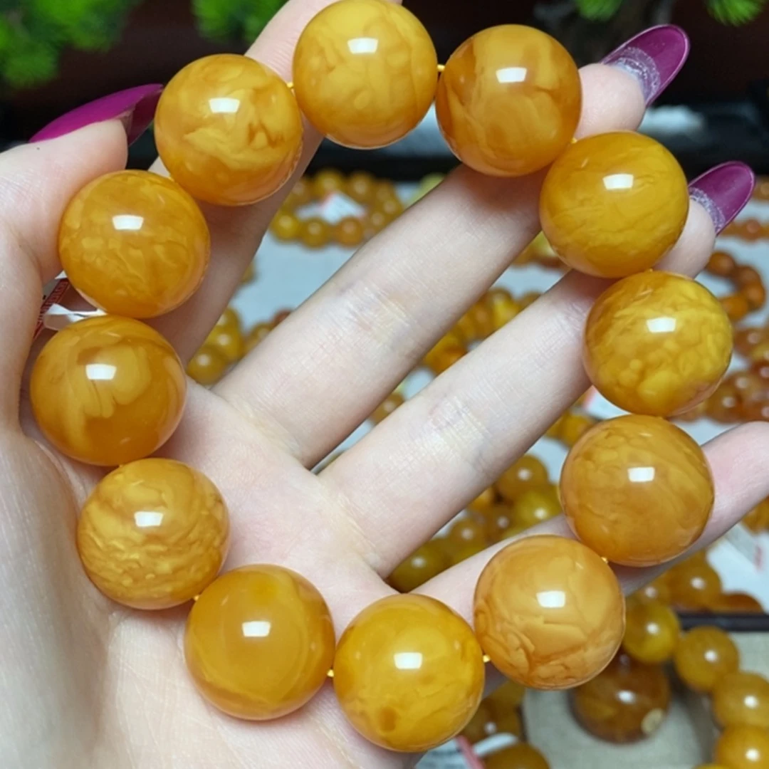 【闪购商品】手链蜜蜡未镶嵌福*手串定制