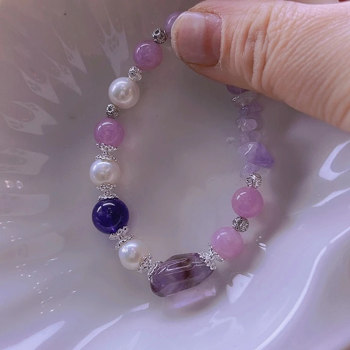 淡水珍珠手绳合金