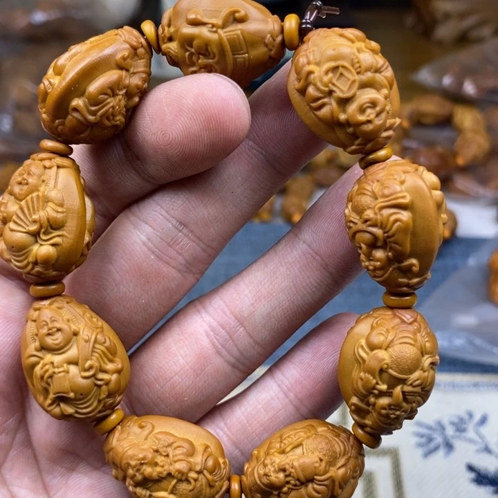 橄榄核手串/手链橄榄核雕工艺手串