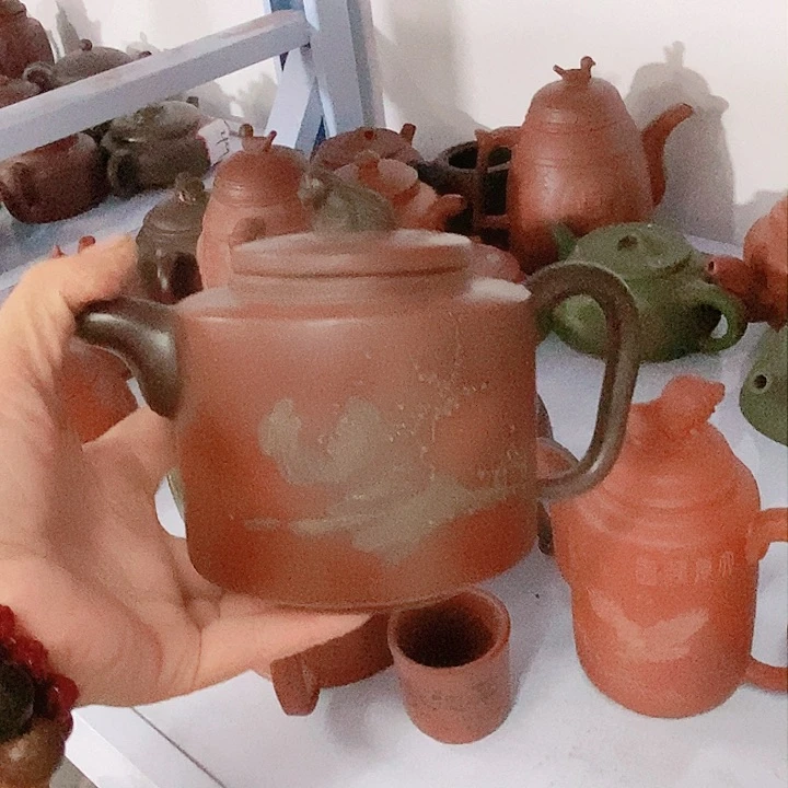 紫砂茶杯宜兴紫砂全手工制作