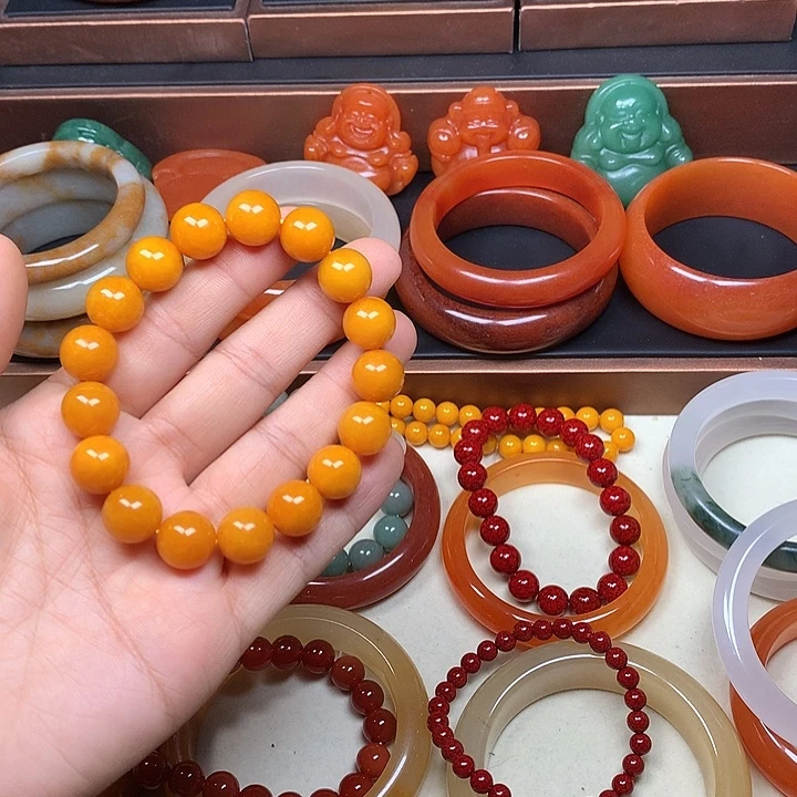 石英质玉未镶嵌手串