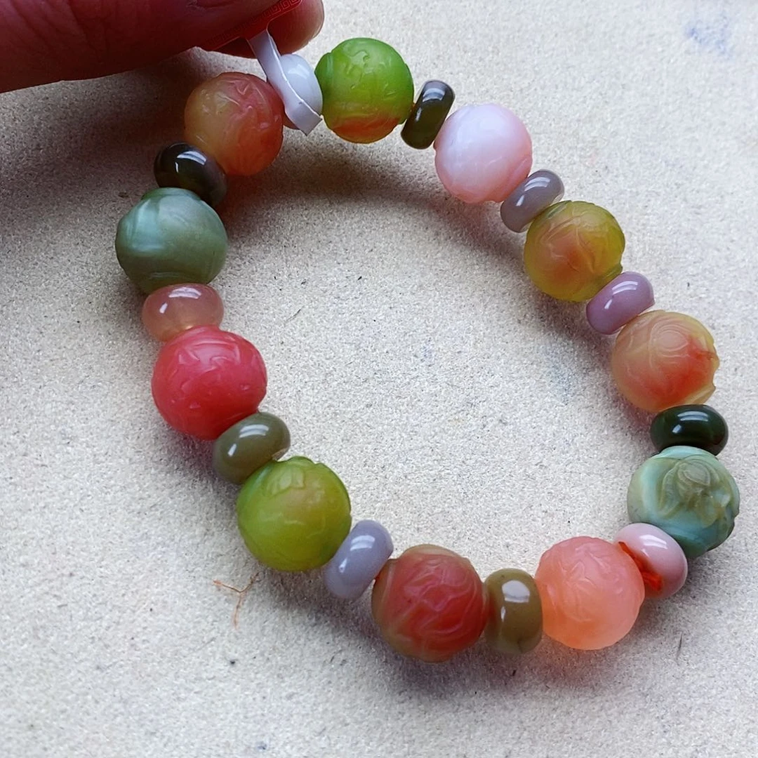 玛瑙手饰未镶嵌盐源058