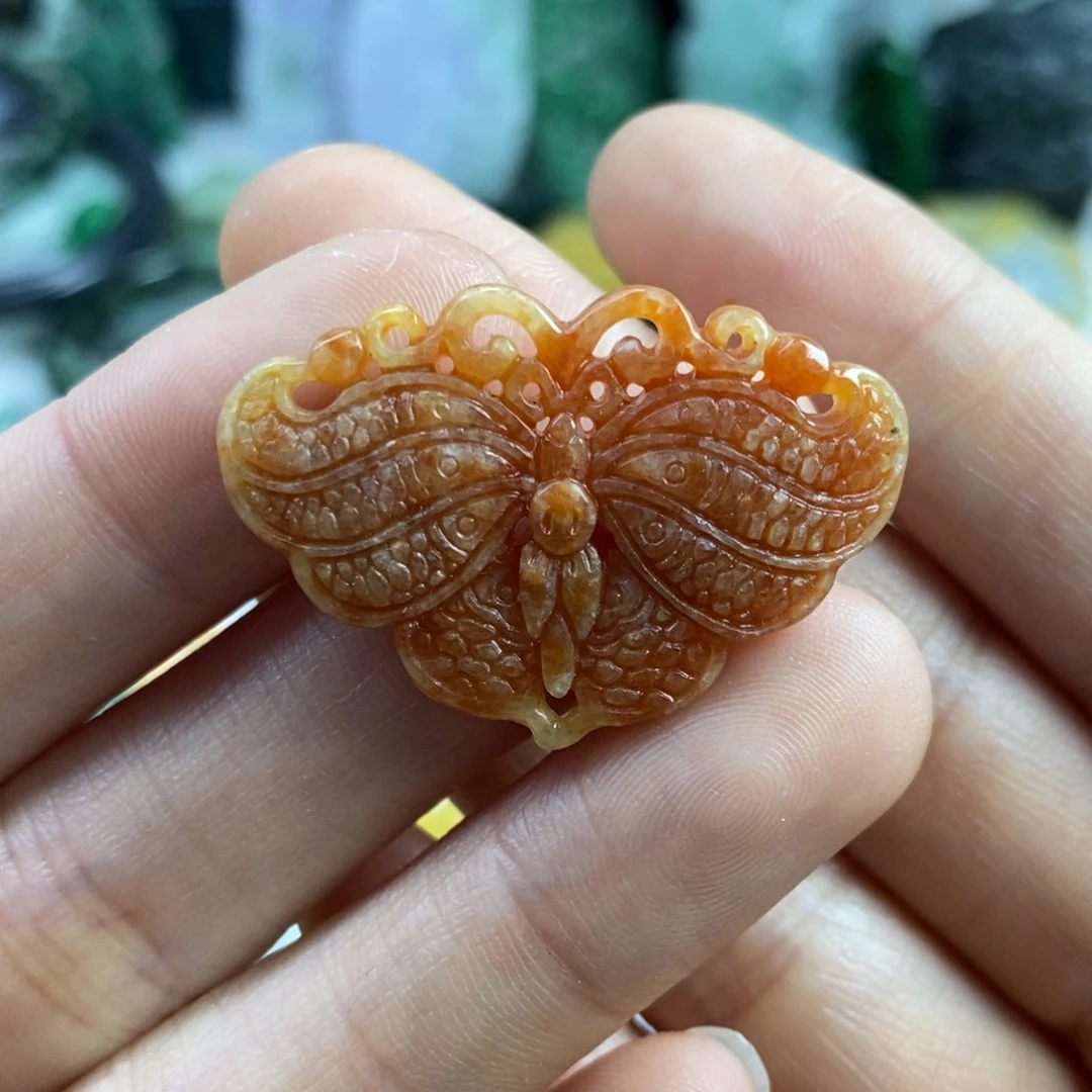 翡翠颈饰未镶嵌吊坠